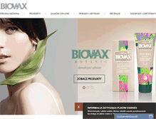 Tablet Screenshot of biovax.pl